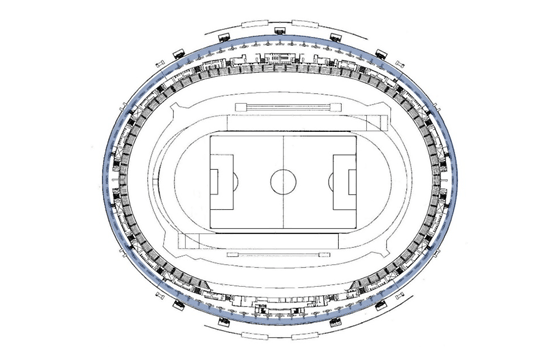 2層目ランニングコース平面図