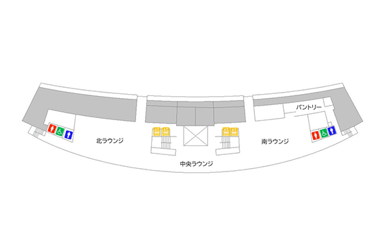 VIPラウンジ平面図